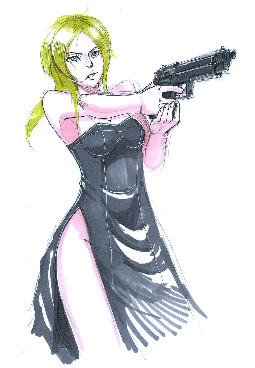 Aya Brea ~ Parasite Eve by Iinsectica on DeviantArt