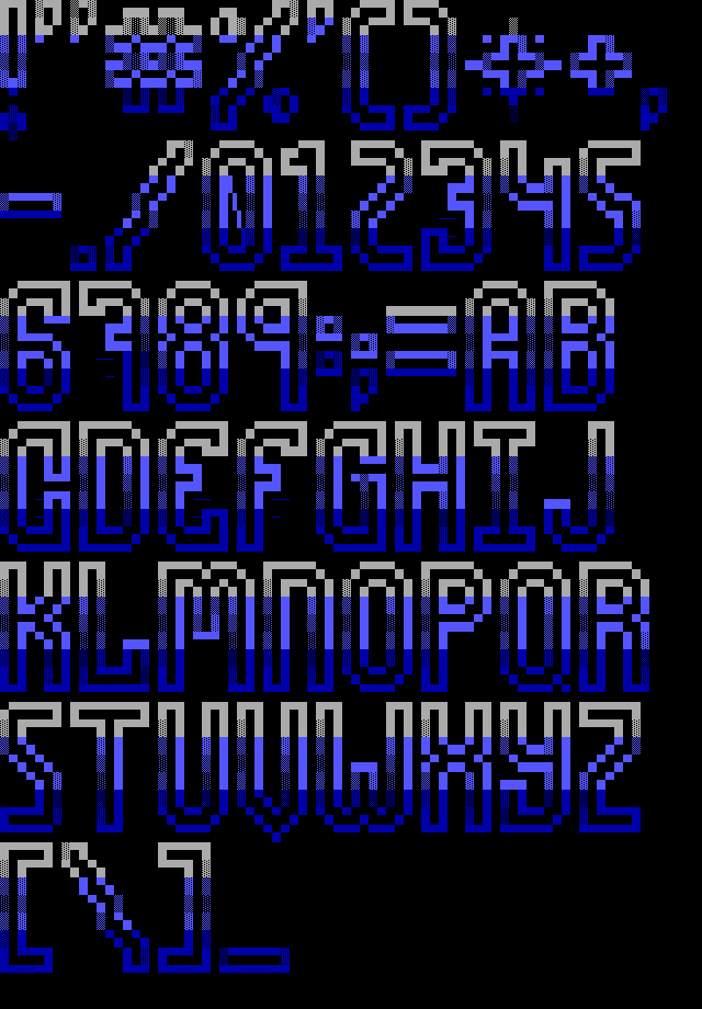 TheDraw Ansi Font 'Tranquilizer'