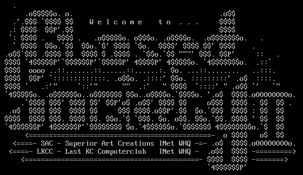 Closed Society II 7bit ASCII