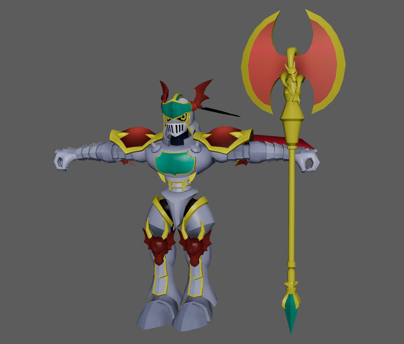 Medieval Dukemon SD by DigimonLegacyX on DeviantArt