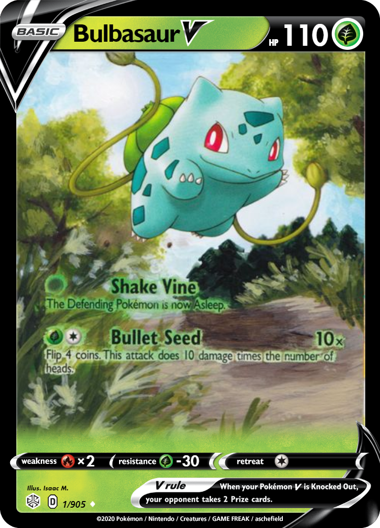 Bulbasaur Card By IzzleFozizzle On DeviantArt