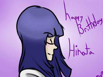 happy birthday Hinata by GalaxyGiraffe