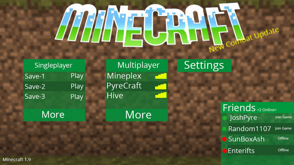 Main Menu by NorikTheArtist on DeviantArt