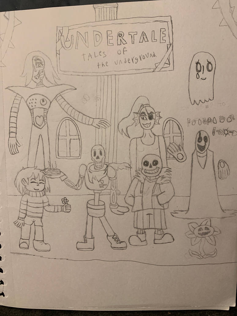 Up Tale Deviantart Under-tale tales of the underground Art cover by darkbowser899 on ...