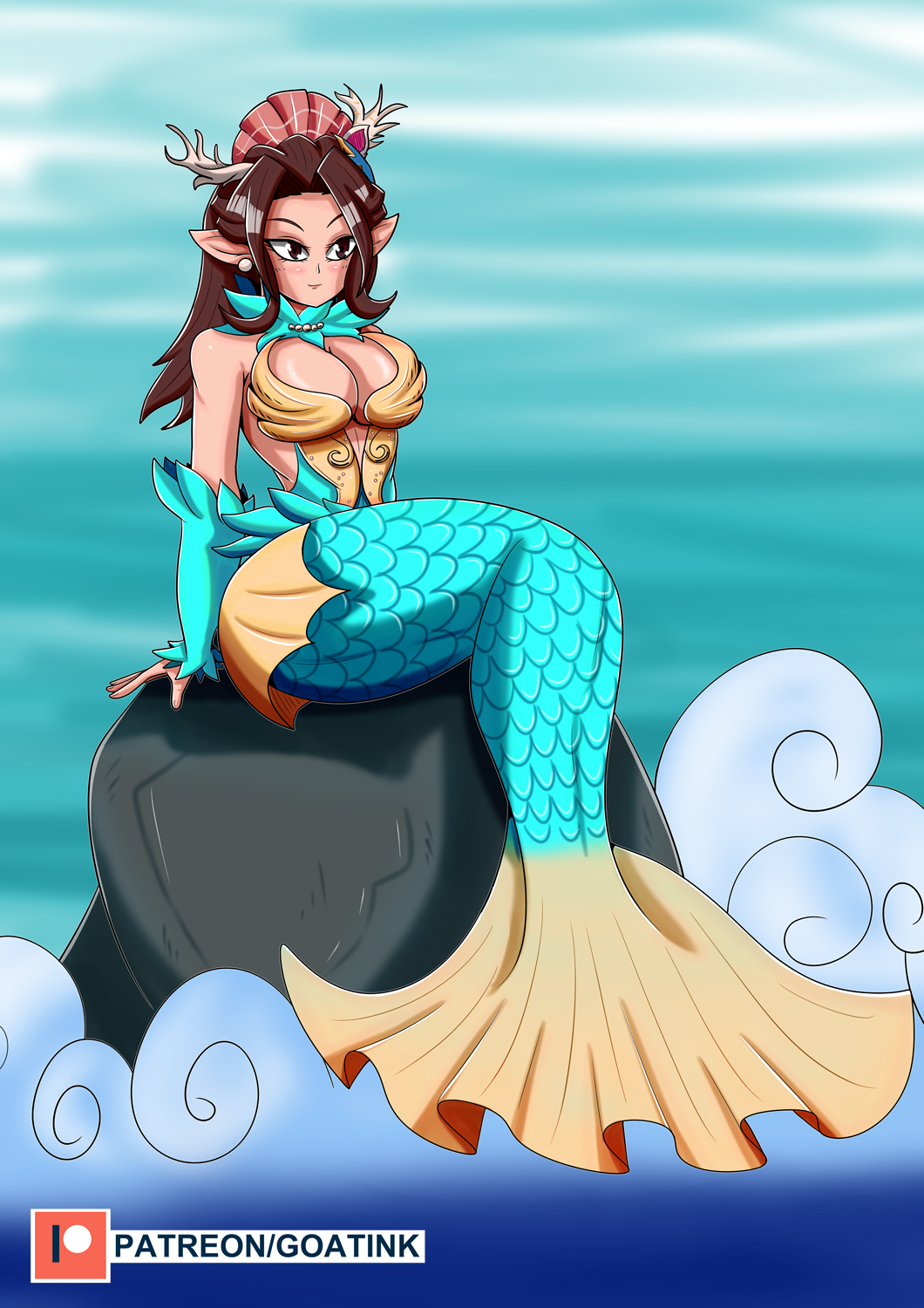 Mermaid Ying by @skyrimDOS on Twitter! : r/Paladins