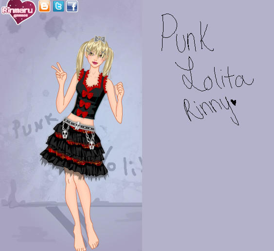 Punk Lolita Rin Kagamine by Shemeh on DeviantArt