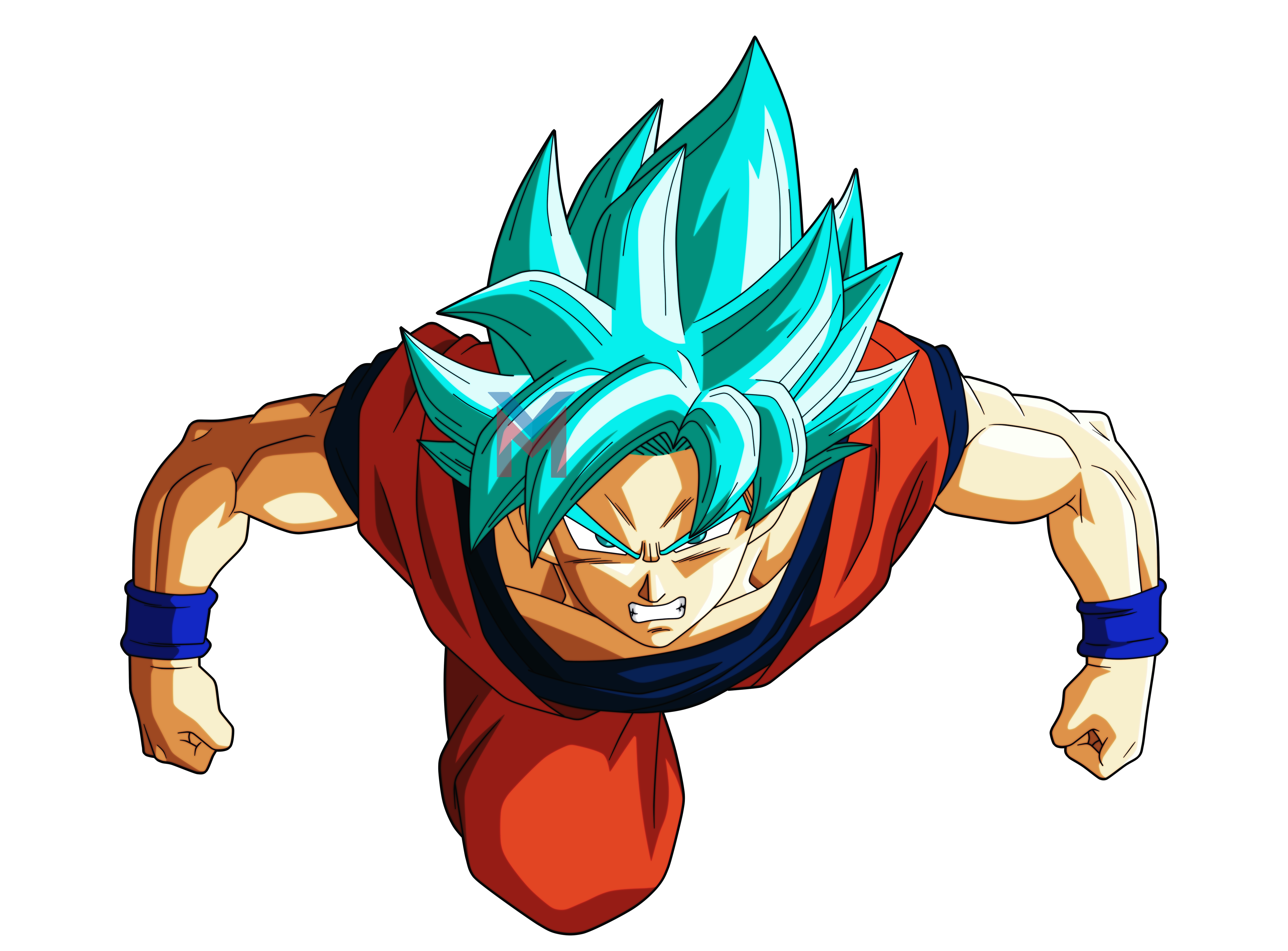 Super Saiyan Blue Goku Universal Survival, Son Goku transparent