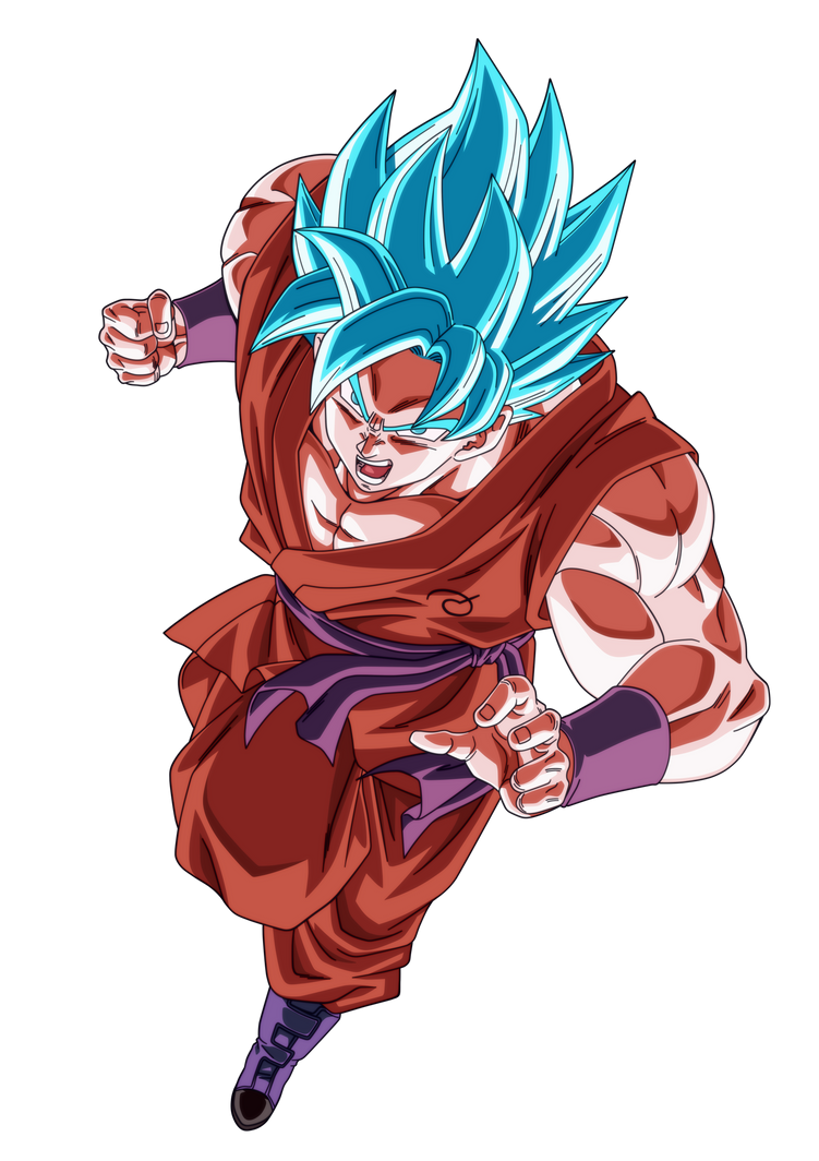 Goku super saiyan Blue kaioken by BardockSonic on DeviantArt
