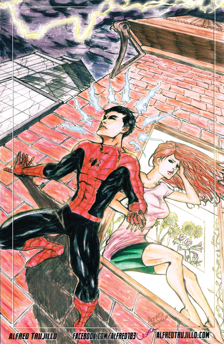 Spidey MJ Color Print lowrez