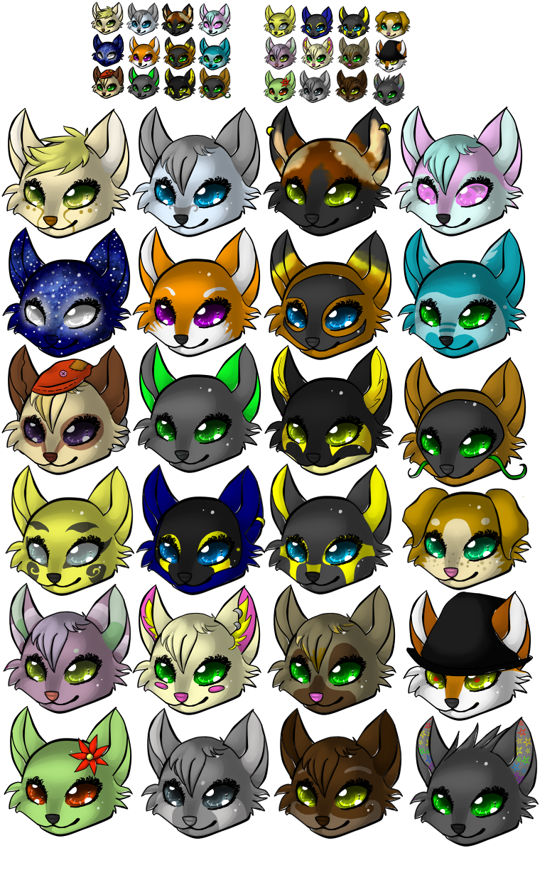 Chibi Love - Headshot Icons