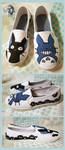 Studio Ghibli + Totoro Shoes by Lai-Tut