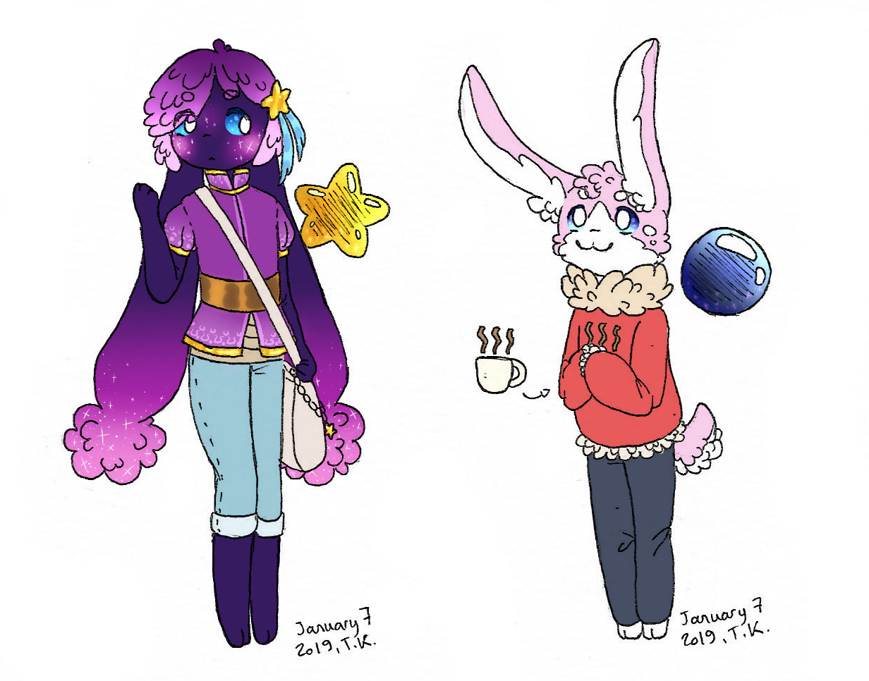 Bub-Chi Adopts - Star Gazer and Pink bunny - OPEN by Corrupted-Teka on ...