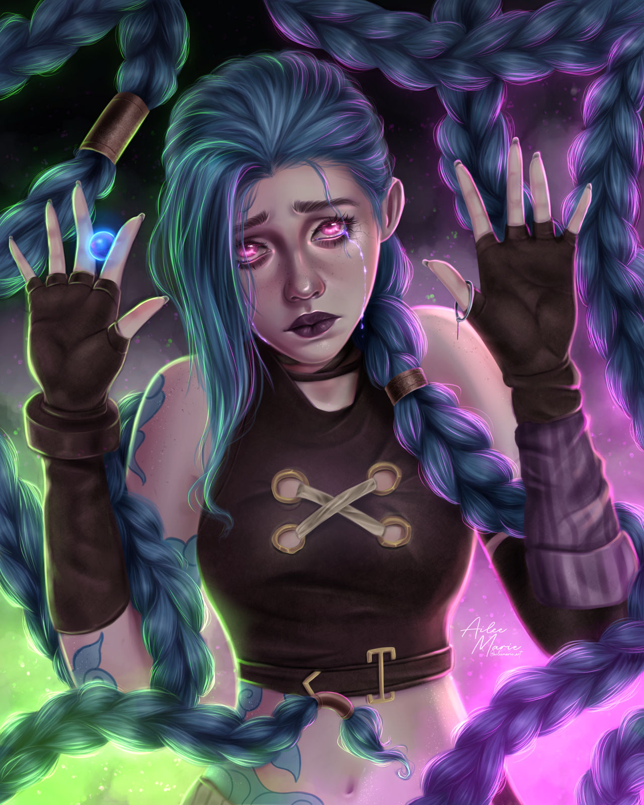 My name is JINX' by AileeMarieArt on DeviantArt