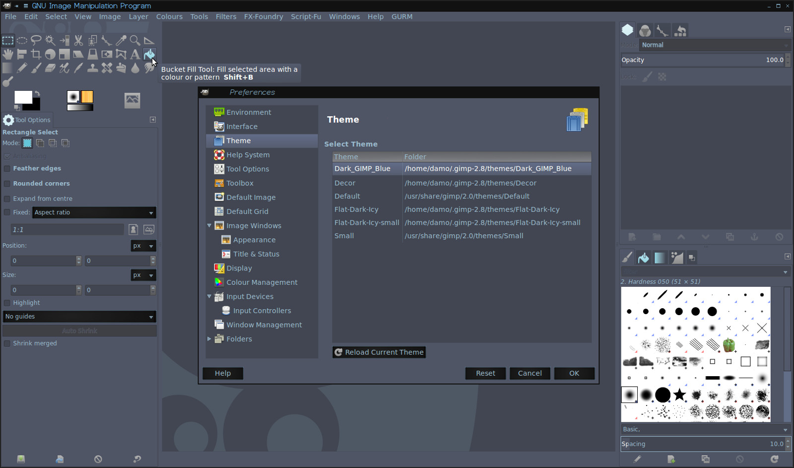 dark gimp theme by capn damo on deviantart