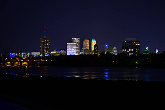 Skyline on the river