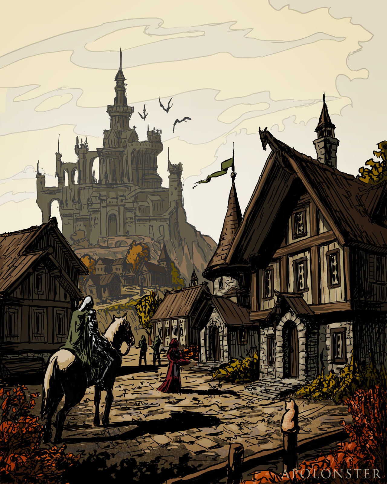 Castle by apolonster on DeviantArt