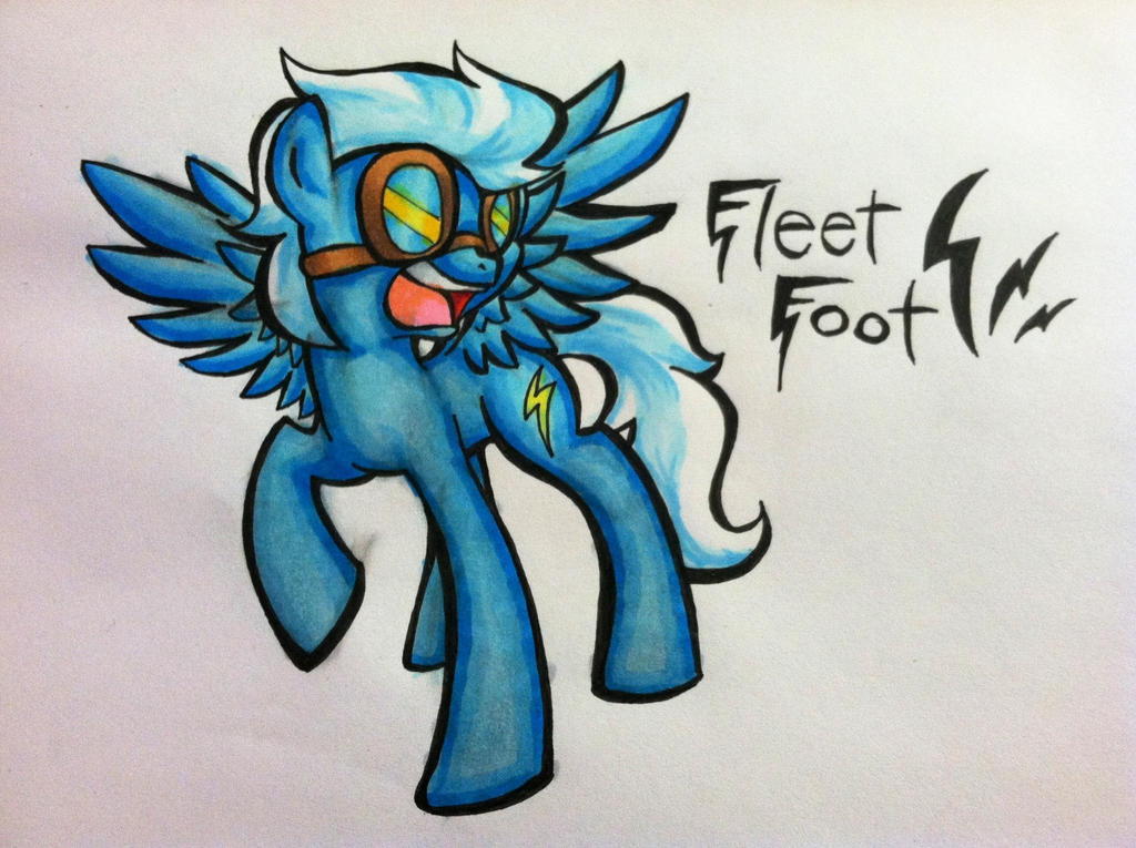 Wonderbolts Fleetfoot Marker Drawing