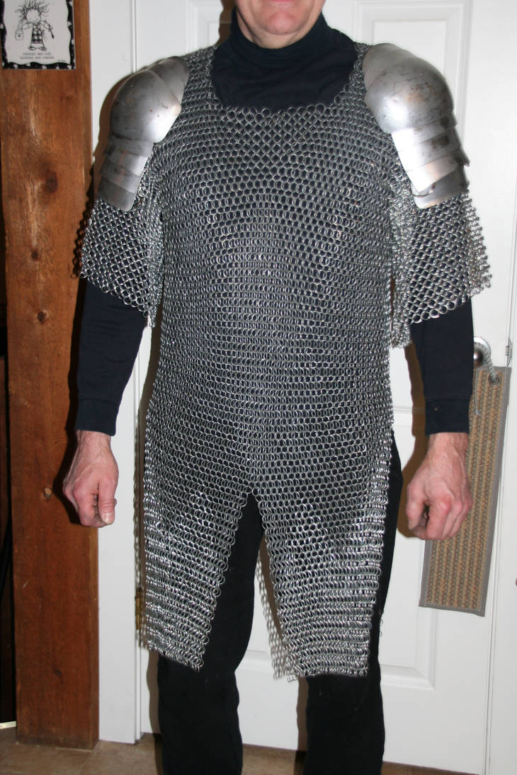 Chainmail Tux Commissioned Chainmail Armor w/ Shoulders 1 by tBLAIRs on DeviantArt
