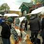 Meeting the Corgis: East Lansing art festival