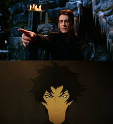 Akira Confronts Dracula (Tears and Blood)