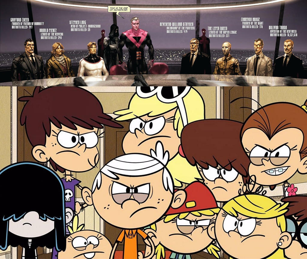 Loud Siblings Vs. Anti-Mutant Villains