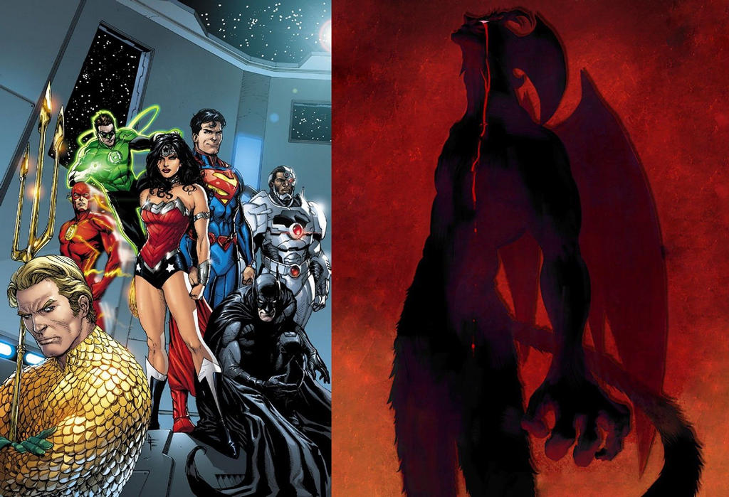 Devilman (Crybaby) + Justice League (New 52)