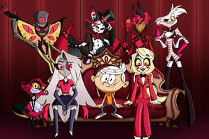 Lincoln Loud and the Hazbin Hotel residents