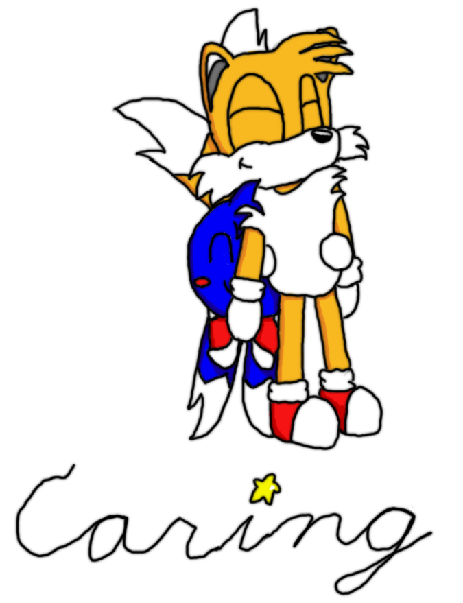 Hugging Tails Again :3 COLORED