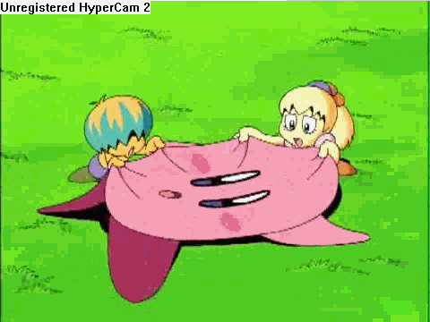 Flattened Kirby