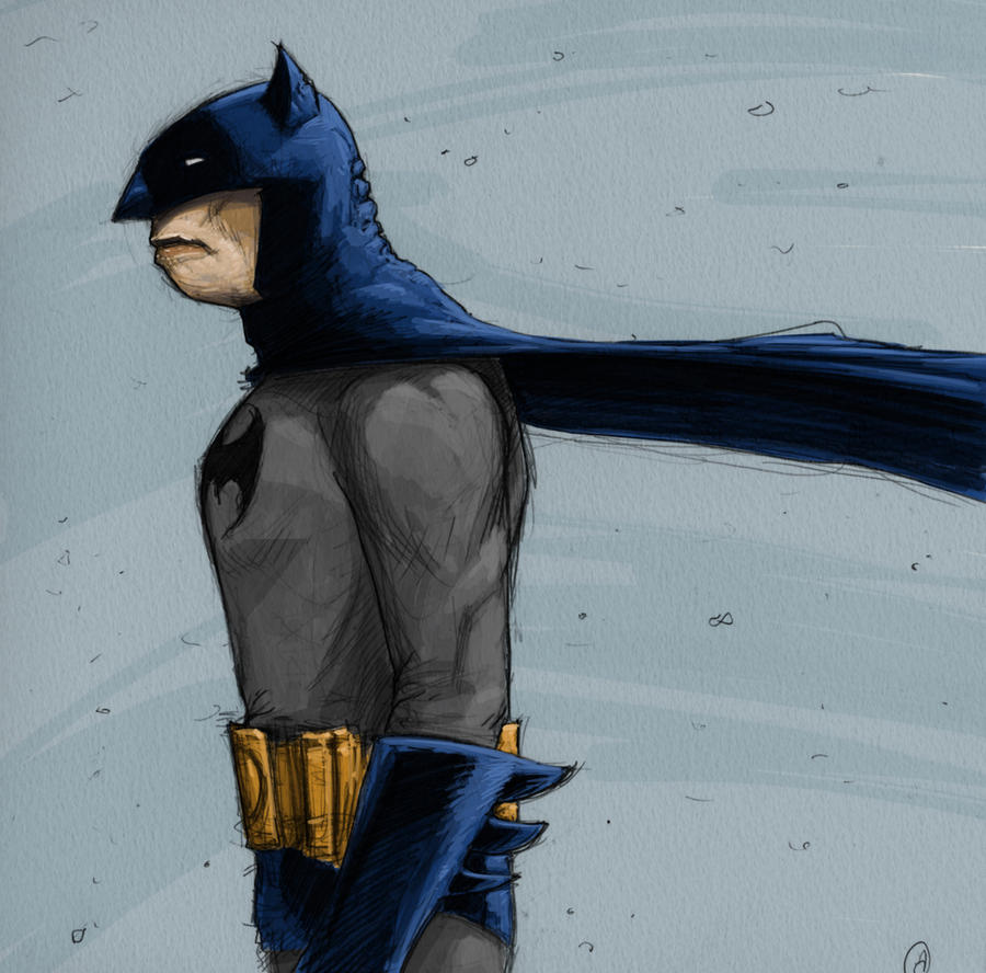 Batman in the wind