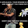 Derpy Interrupting Applejack