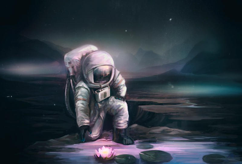 Space lily by Lvina Space lily by Lvina