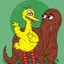 Big Bird and Snuffleupagus