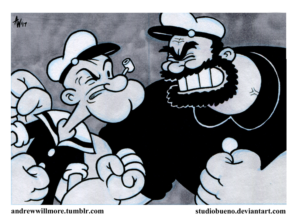 Popeye vs Bluto