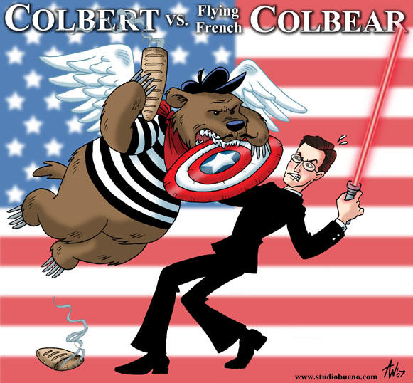 Colbert VS Colbear by StudioBueno on DeviantArt