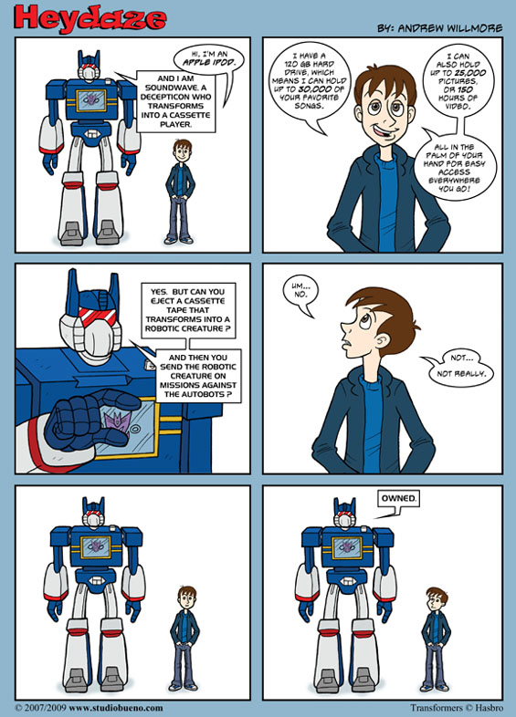 Heydaze Soundwave Comic