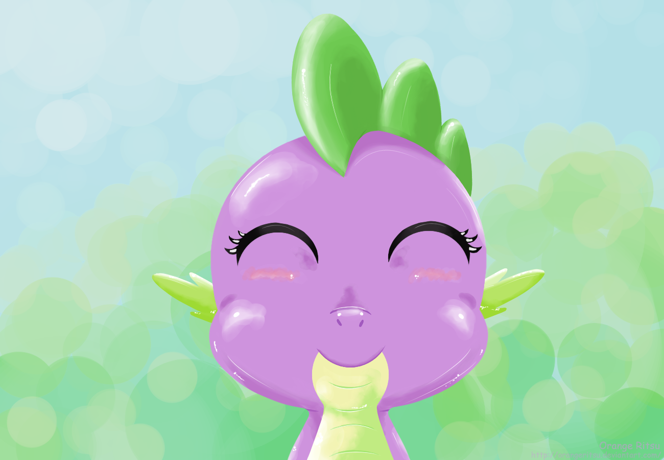 Spike loves brony