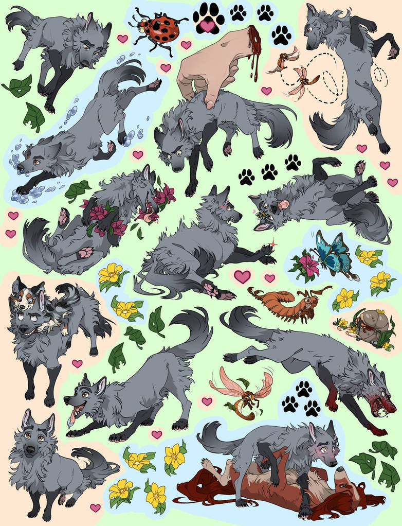 Sticker Drawing Oc OC Sticker Page! by AngelinaTello on DeviantArt