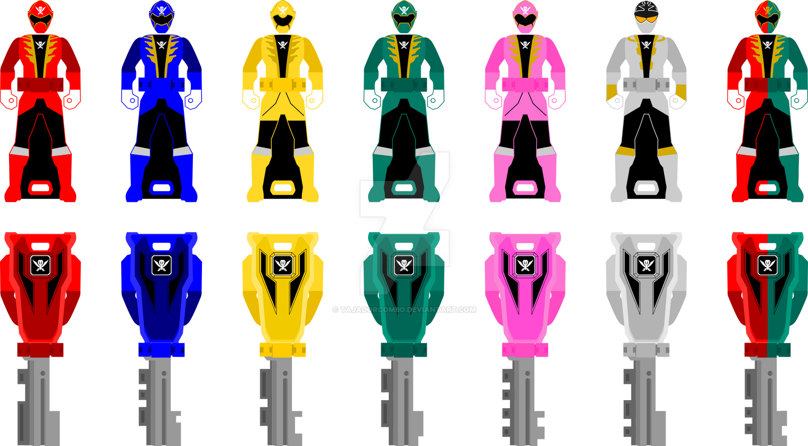 35 - Gokaiger Ranger Keys by TajadorCombo on DeviantArt