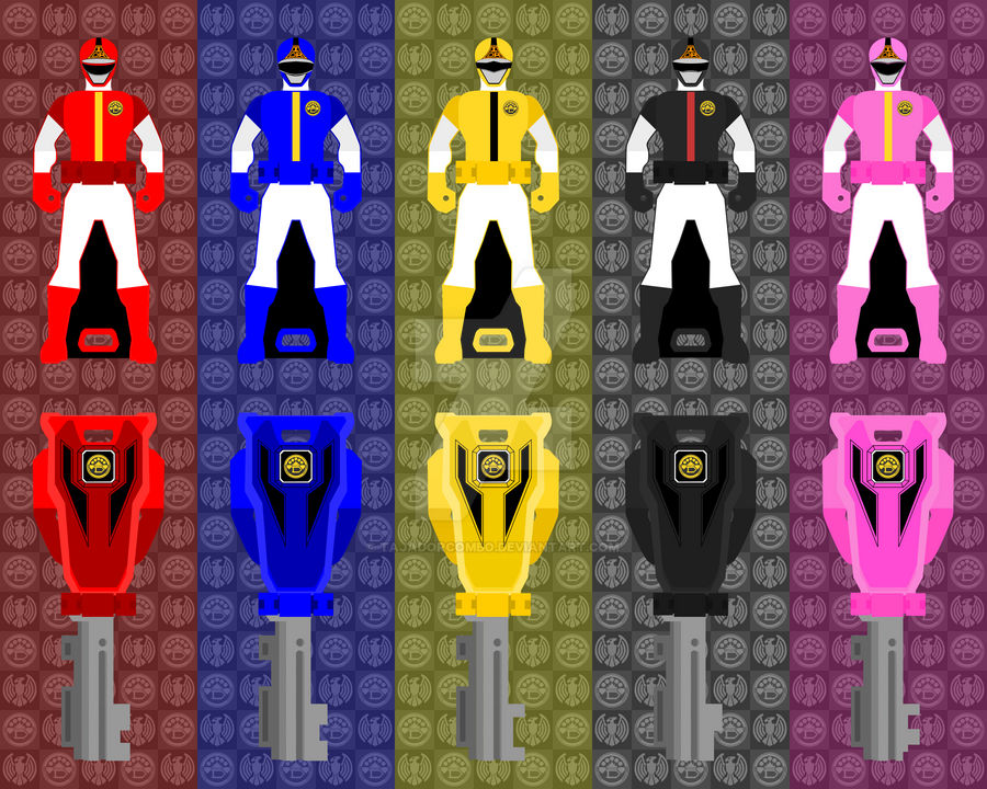 07 - Dynaman Ranger Keys by TajadorCombo on DeviantArt