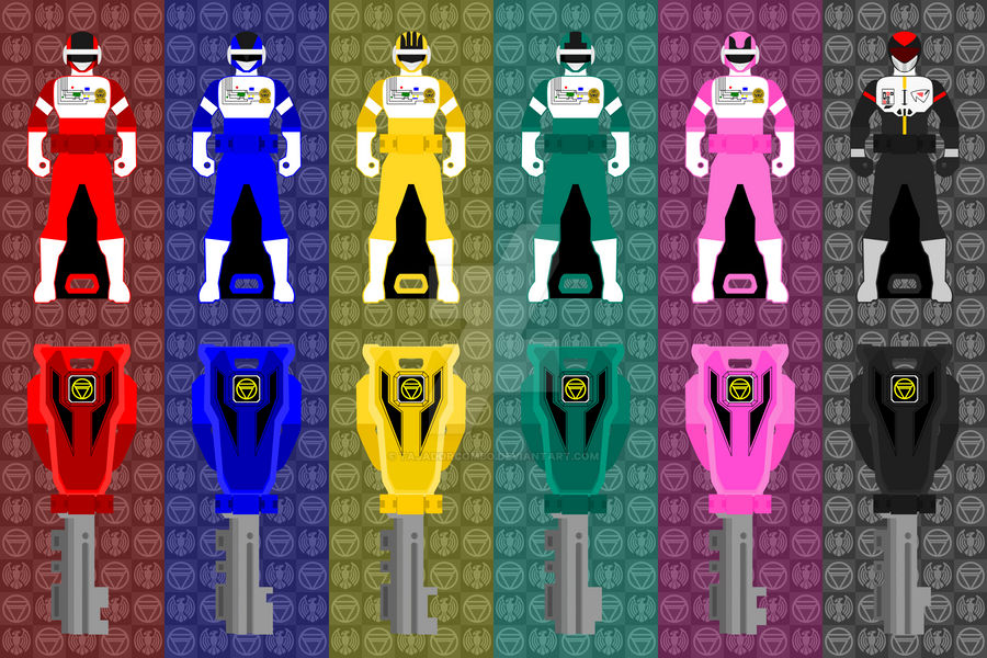 08 - Bioman Ranger Keys by TajadorCombo on DeviantArt