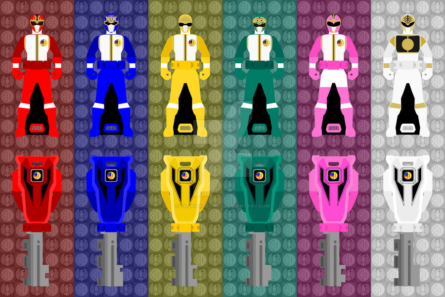 17 - Dairanger Ranger Keys by TajadorCombo on DeviantArt