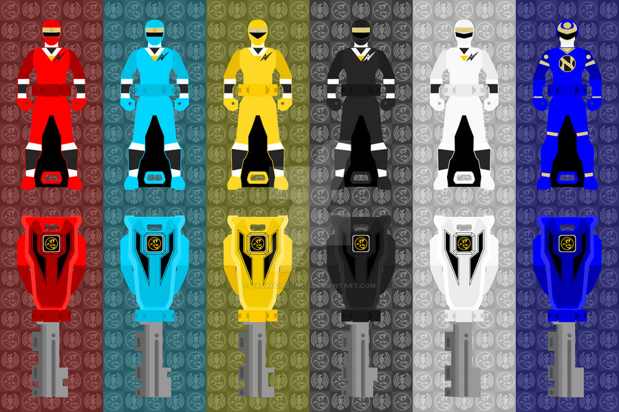 18 - Kakuranger Ranger Keys by TajadorCombo on DeviantArt
