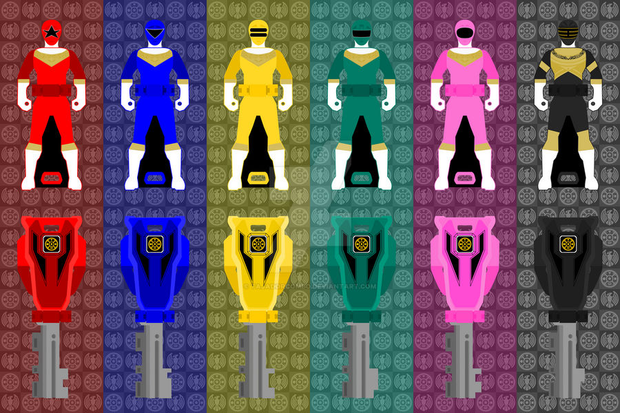 19 - Ohranger Ranger Keys by TajadorCombo on DeviantArt