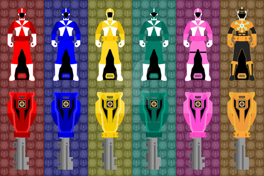 23 - GoGoFive Ranger Keys by TajadorCombo on DeviantArt