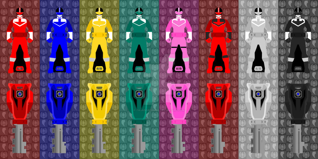 08 - Time Force Ranger Keys by TajadorCombo on DeviantArt