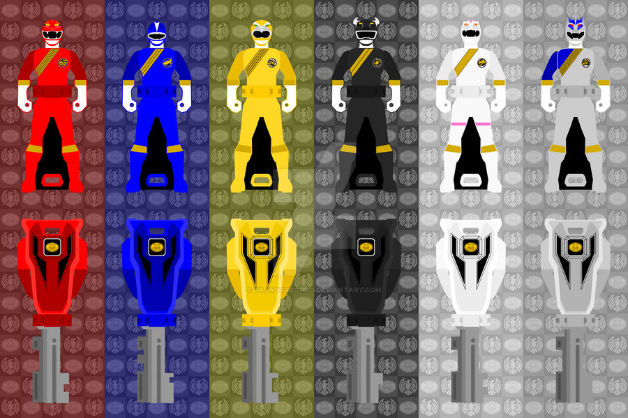 25 - Gaoranger Ranger Keys by TajadorCombo on DeviantArt