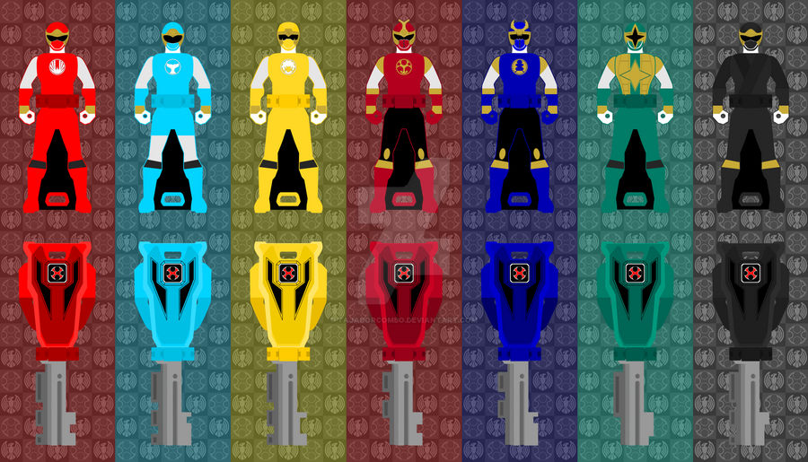 26 - Hurricaneger Ranger Keys by TajadorCombo on DeviantArt
