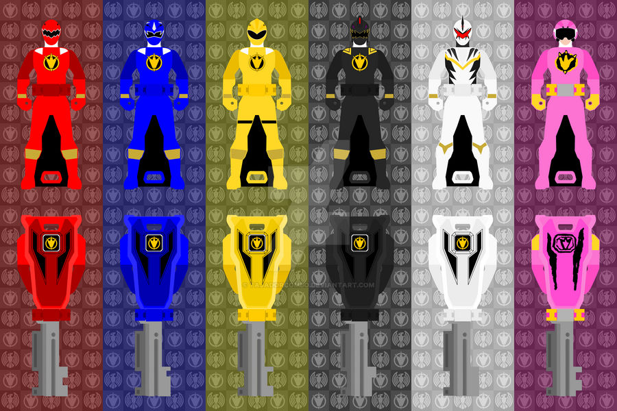 27 - Abaranger Ranger Keys by TajadorCombo on DeviantArt