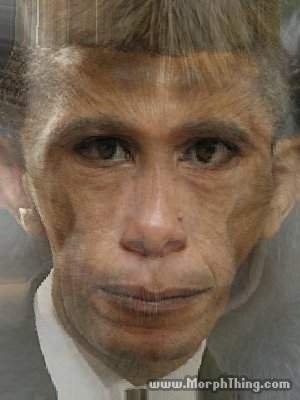 Obama fused with Monkey...